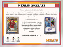 2022-23 Topps UEFA Club Competitions Merlin Chrome Soccer Hobby Pack