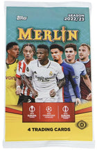 2022-23 Topps UEFA Club Competitions Merlin Chrome Soccer Hobby Pack