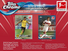 2018-19 Topps Chrome Bundesliga Soccer Hobby Pack