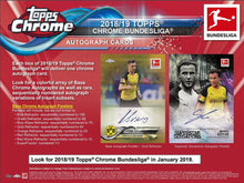 2018-19 Topps Chrome Bundesliga Soccer Hobby Pack