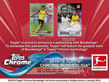 2018-19 Topps Chrome Bundesliga Soccer Hobby Pack