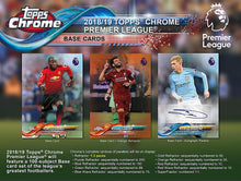 2018-19 Topps Chrome Premier League Soccer Hobby Pack