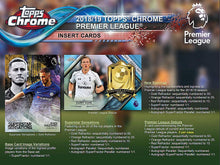 2018-19 Topps Chrome Premier League Soccer Hobby Pack
