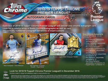 2018-19 Topps Chrome Premier League Soccer Hobby Pack