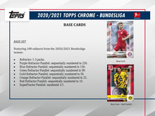 2020-21 Topps Chrome Bundesliga Soccer Hobby Pack