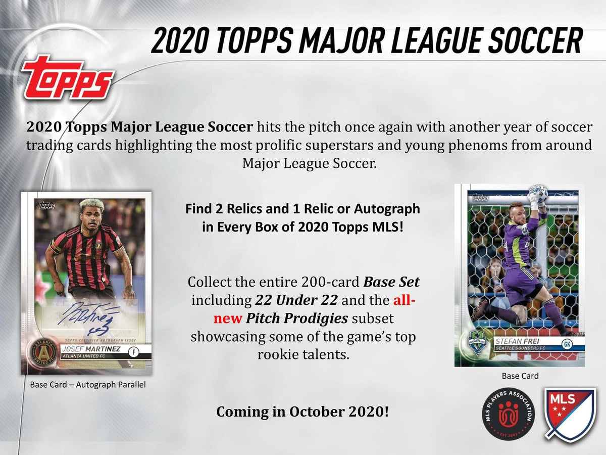 2020 Topps MLS Soccer Hobby Pack – Sports Cards Direct