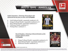 2021-22 Topps Bundesliga Soccer Hobby Pack