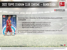 2021-22 Topps Stadium Club Chrome Bundesliga Soccer Hobby Pack