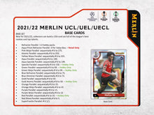 2021-22 Topps UEFA Champions League Merlin Chrome Soccer Hobby Pack