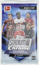 2021-22 Topps Stadium Club Chrome Bundesliga Soccer Hobby Pack