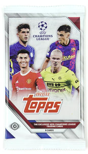 2021-22 Topps UEFA Champions League Collection Soccer Hobby Pack