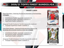 2020-21 Topps Finest Bundesliga Soccer Hobby Pack