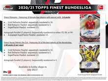2020-21 Topps Finest Bundesliga Soccer Hobby Pack