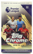 2018-19 Topps Chrome Premier League Soccer Hobby Pack