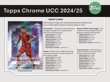 2024-25 Topps Chrome UEFA Club Competitions Soccer Hobby Pack