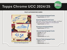 2024-25 Topps Chrome UEFA Club Competitions Soccer Hobby Pack