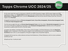 2024-25 Topps Chrome UEFA Club Competitions Soccer Hobby Pack