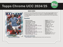 2024-25 Topps Chrome UEFA Club Competitions Soccer Hobby Pack