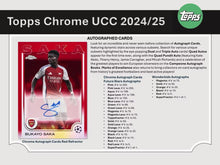 2024-25 Topps Chrome UEFA Club Competitions Soccer Hobby Pack