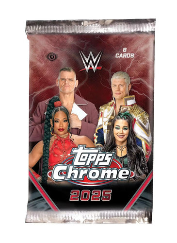 2025 Topps Chrome WWE Wrestling Hobby Pack