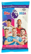2025-26 Topps Premier League EPL Soccer Hobby Pack