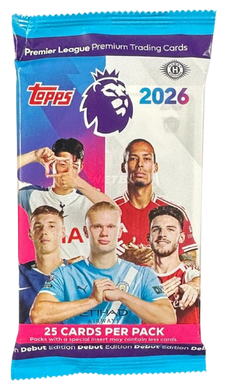 2025-26 Topps Premier League EPL Soccer Hobby Pack