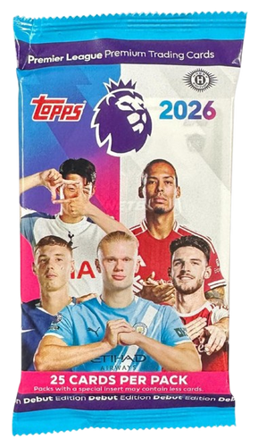 2025-26 Topps Premier League EPL Soccer Hobby Pack
