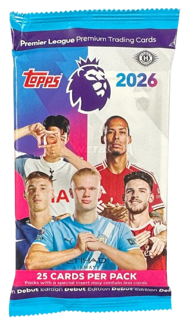 2025-26 Topps Premier League EPL Soccer Hobby Pack