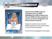 2025 Topps Chrome WWE Wrestling Hobby Pack