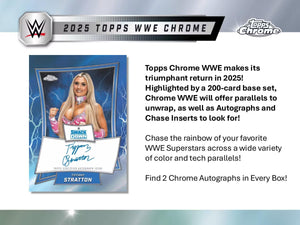 2025 Topps Chrome WWE Wrestling Hobby Pack