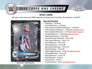 2025 Topps Chrome WWE Wrestling Hobby Pack