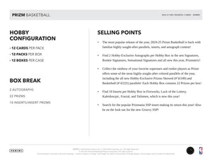 2024-25 Prizm Basketball Hobby Pack