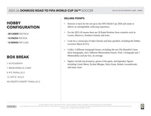 2025-26 Panini Donruss Road to FIFA World Cup Soccer Hobby Pack