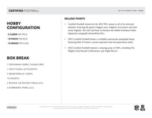 2025 Panini Certified Football Hobby Pack