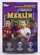 2021-22 Topps UEFA Champions League Merlin Chrome Soccer Blaster Box
