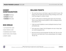 2022-23 Prizm Premier League EPL Soccer Hobby Pack