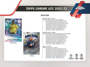 2022-23 Topps Chrome UEFA Club Competitions Soccer Hobby Pack