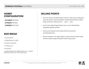 2023 Donruss Football Hobby Pack