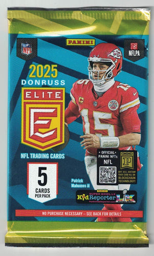 2025 Panini Donruss Elite Football Hobby Pack