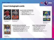 2025-26 Topps Premier League EPL Soccer Hobby Pack