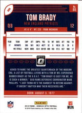 2018 Donruss Optic #65 Tom Brady
