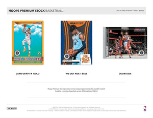 2019-20 Panini Hoops Premium Stock Basketball Blaster Pack