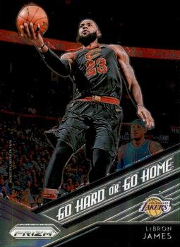 2018-19 Panini Prizm - Go Hard or Go Home #2 LeBron James
