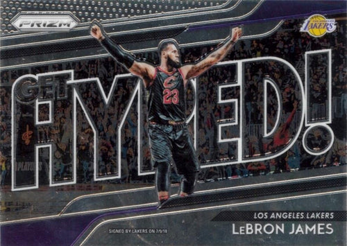 2018-19 Panini Prizm - Get Hyped! #4 LeBron James