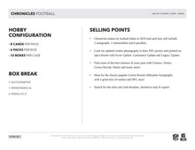 2019 Panini Chronicles Football Hobby Pack