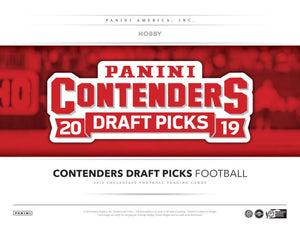 2019 Panini Contenders Draft Picks Football Hobby Pack