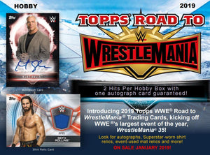 2019 WWE Road to Wrestlemania Hobby Pack