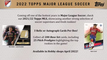 2022 Topps MLS Soccer Hobby Pack