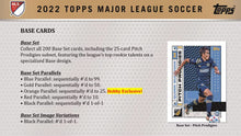2022 Topps MLS Soccer Hobby Pack