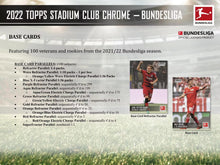 2021-22 Topps Stadium Club Chrome Bundesliga Soccer Hobby Pack